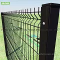 Fencage en mailles de fil soudé incurvé 3D V